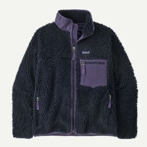 Patagonia Women's Leather Jacket - Black and Purple